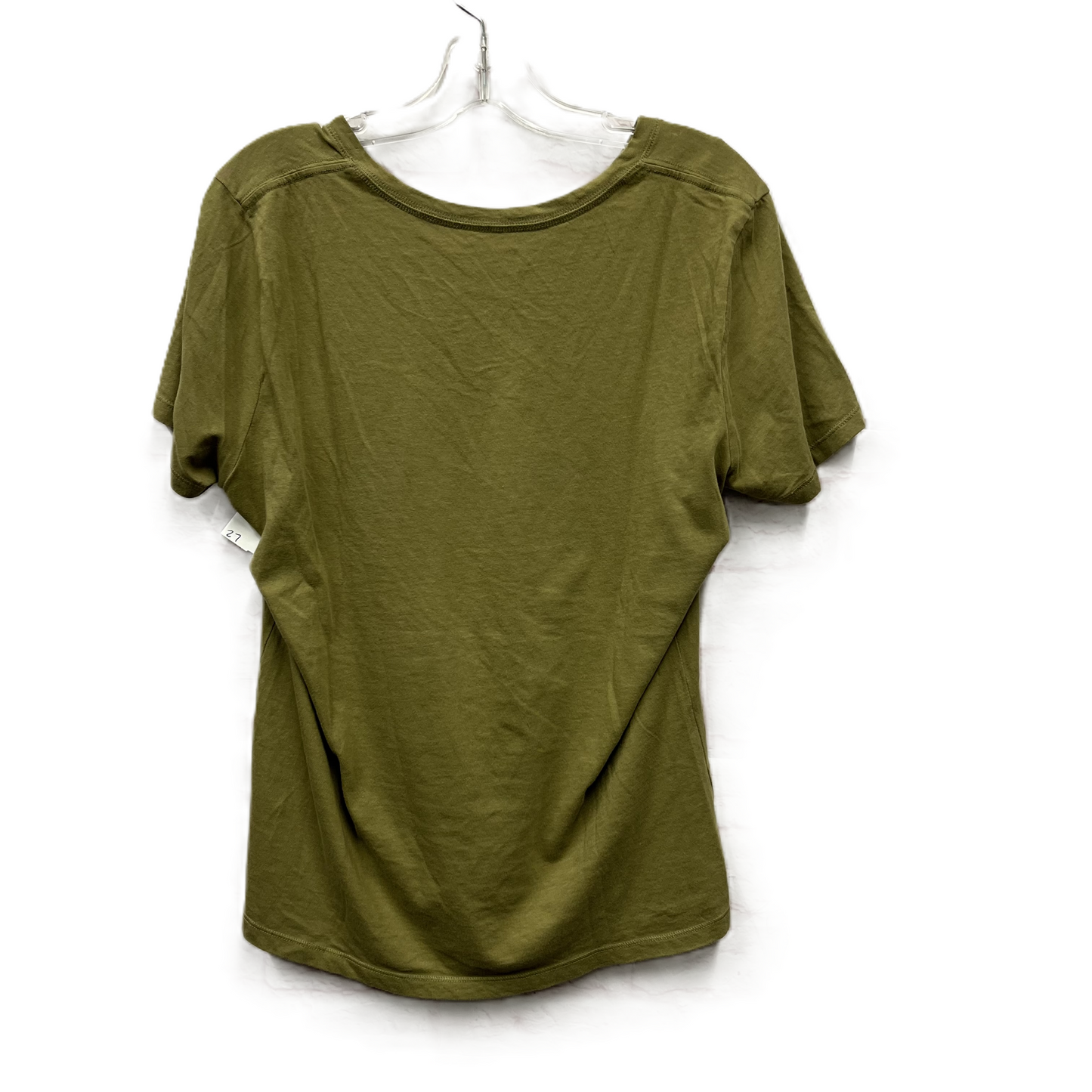 Athletic Top Short Sleeve By Life Is Good In Green, Size: M