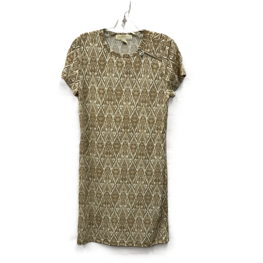 Tan & White Dress Casual Short By Michael Kors, Size: M