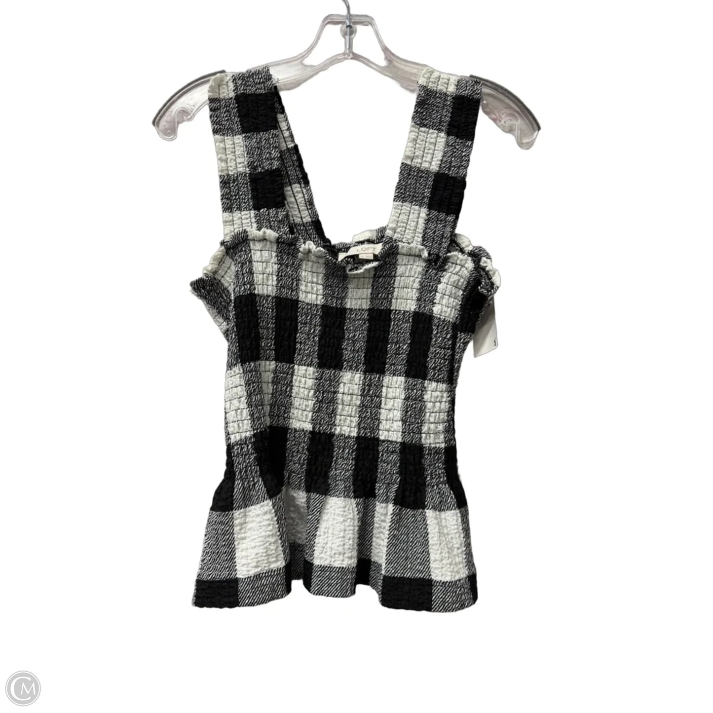 Top Sleeveless By Loft In Black, Size: Xs