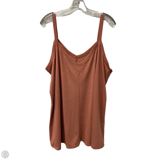 Top Sleeveless Basic By Torrid In Orange, Size: 2x