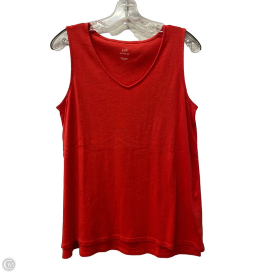Top Sleeveless Basic By J. Jill In Orange, Size: S