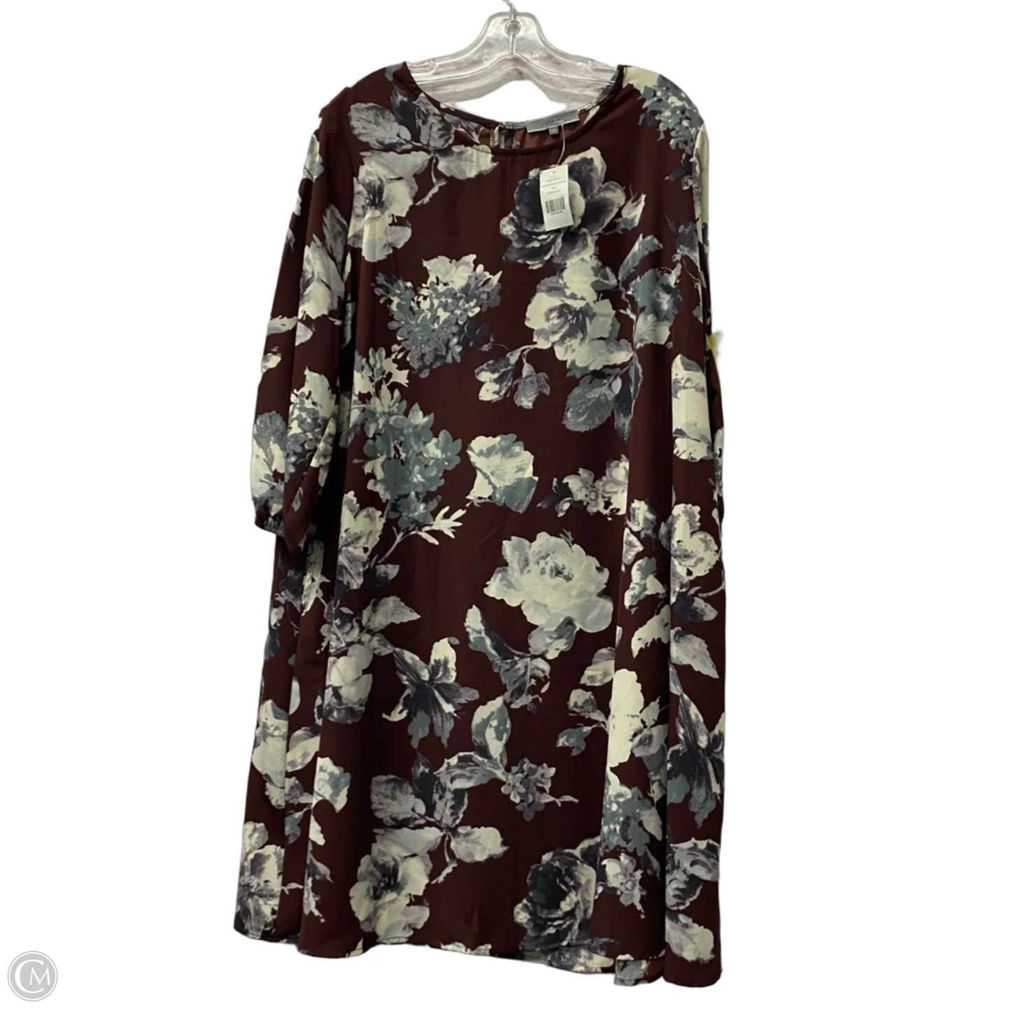 Dress Casual Short By mia Tess In Brown, Size: Xl