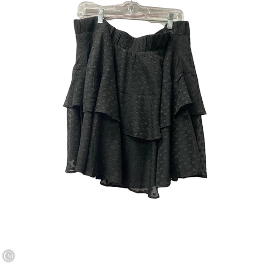 Skirt Mini & Short By Torrid In Black, Size: 20