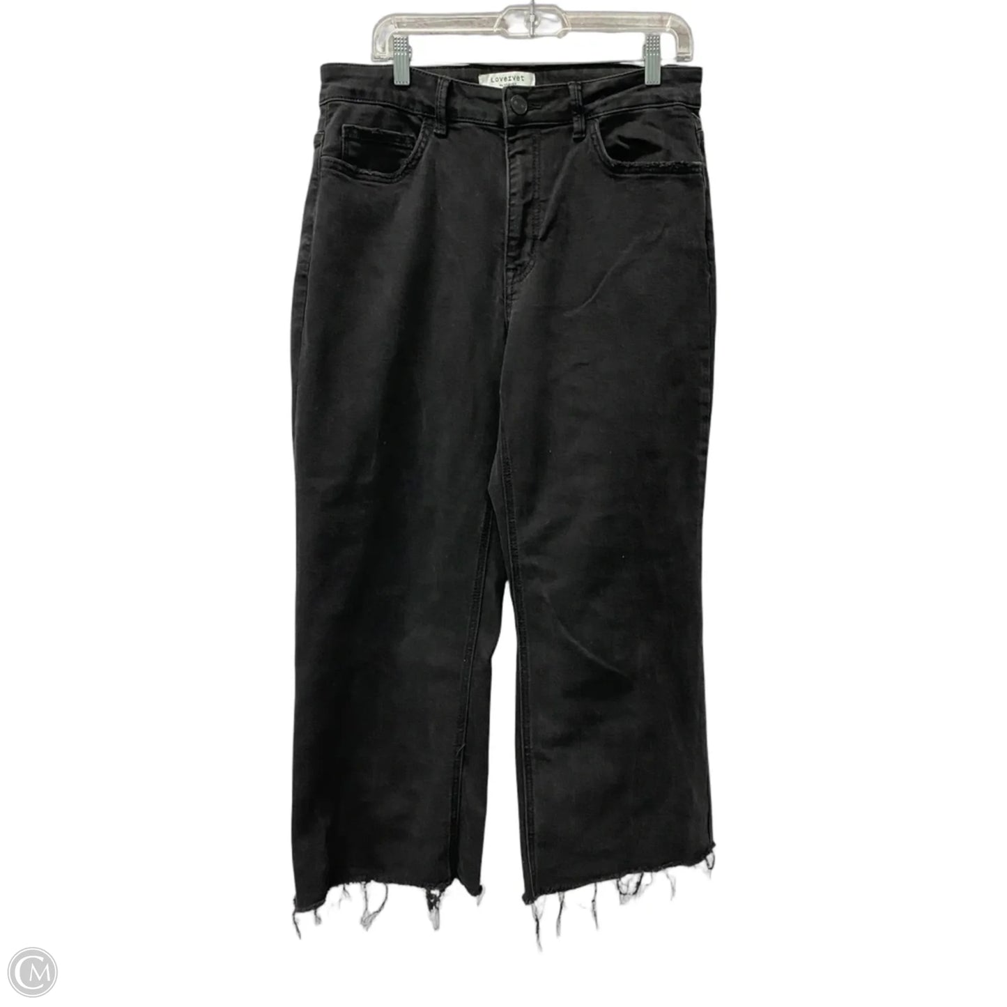 Jeans Wide Leg By Vervet In Black, Size: 14