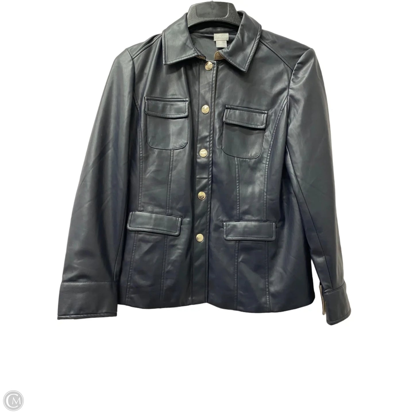 Jacket Other By Chicos In Blue, Size: S
