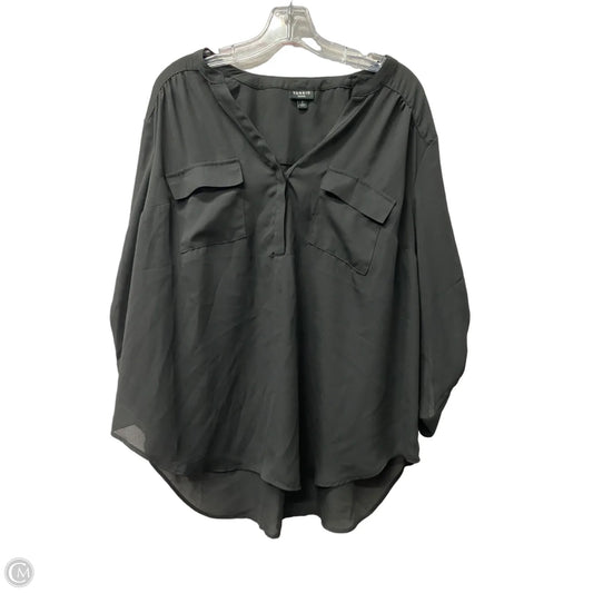 Top Short Sleeve By Torrid In Black, Size: 2x