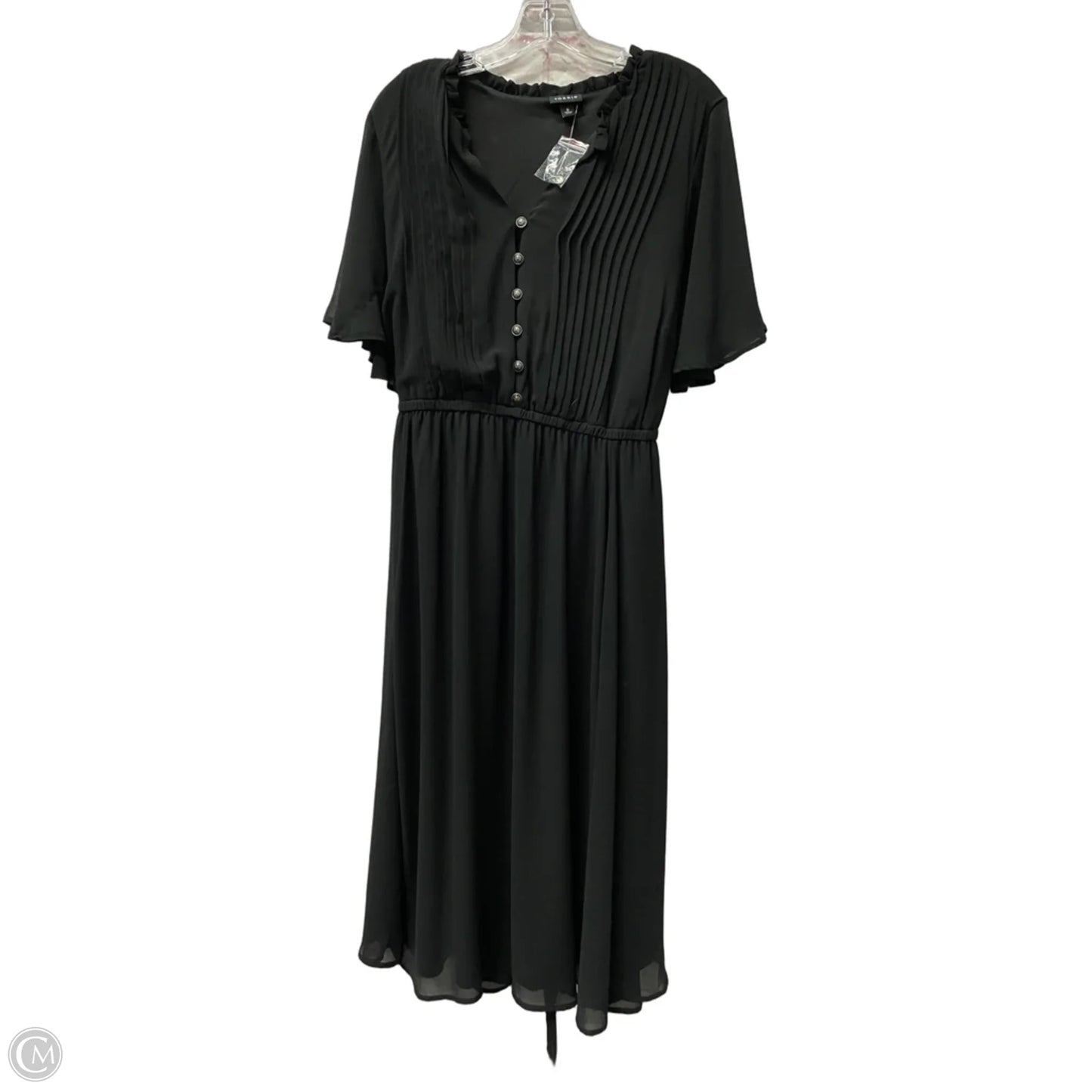 Dress Casual Midi By Torrid In Black, Size: 2x