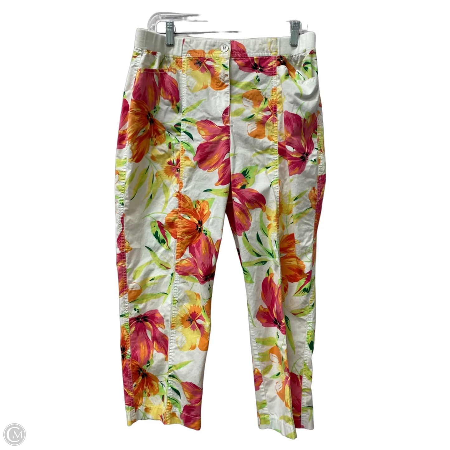 Pants Cropped By Chicos In White, Size: 8