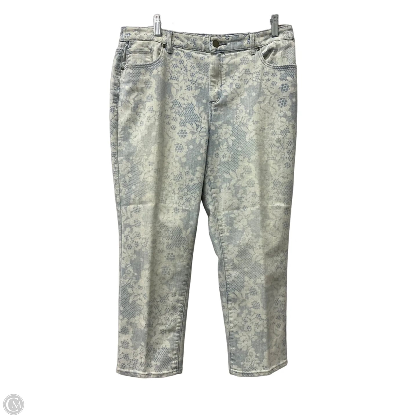 Jeans Cropped By Chicos In Blue, Size: 8