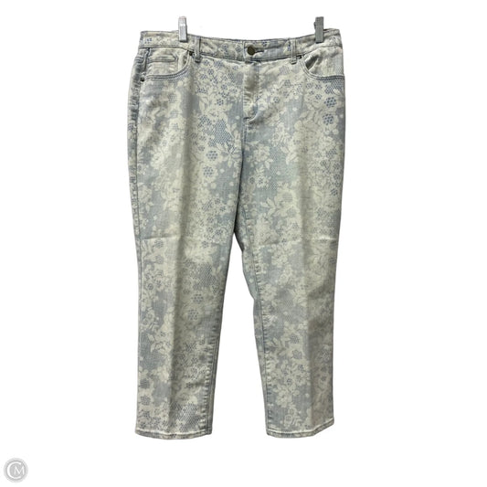 Jeans Cropped By Chicos In Blue, Size: 8
