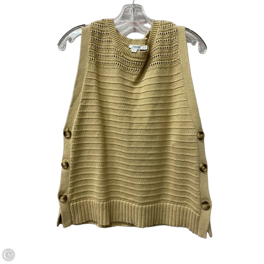 Top Sleeveless By Chicos In Tan, Size: S