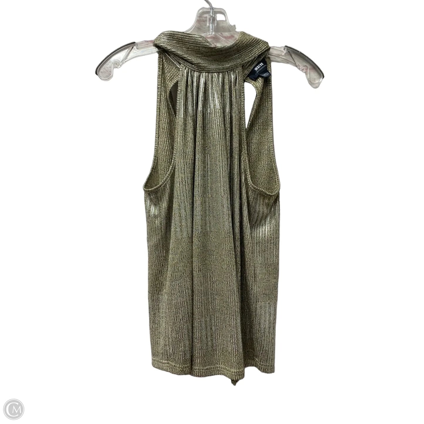 Top Sleeveless By Maeve In Silver, Size: Xs