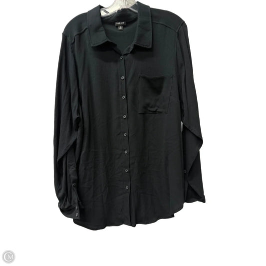 Top Long Sleeve By Torrid In Black, Size: 2x