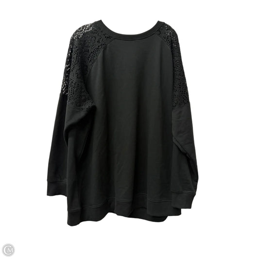 Top Long Sleeve By Torrid In Black, Size: 2x