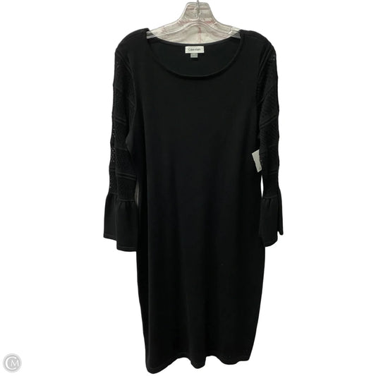 Dress Casual Short By Calvin Klein In Black, Size: L