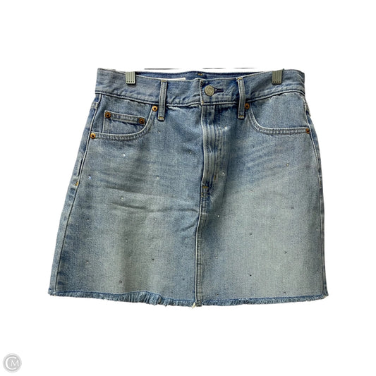 Skirt Mini & Short By Gap In Blue, Size: 6
