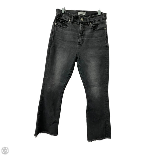 Jeans Cropped By Loft In Black, Size: 4