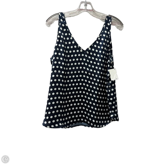 Top Sleeveless By Loft In Blue, Size: M