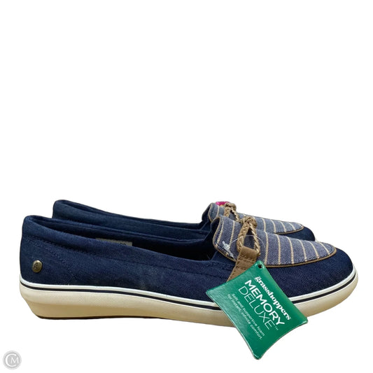 Shoes Flats By Grasshoppers In Blue, Size: 8