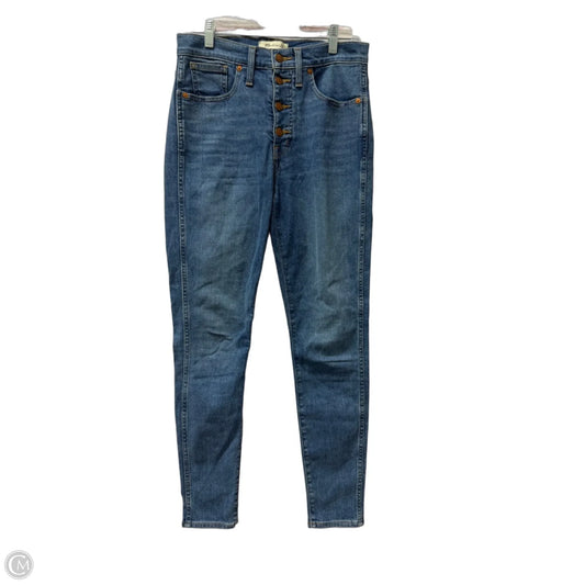 Jeans Skinny By Madewell In Blue, Size: 6