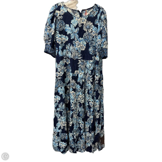 Dress Designer By Lilly Pulitzer In Blue, Size: L