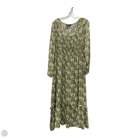 Dress Casual Maxi By Kency kole In Green, Size: Xl