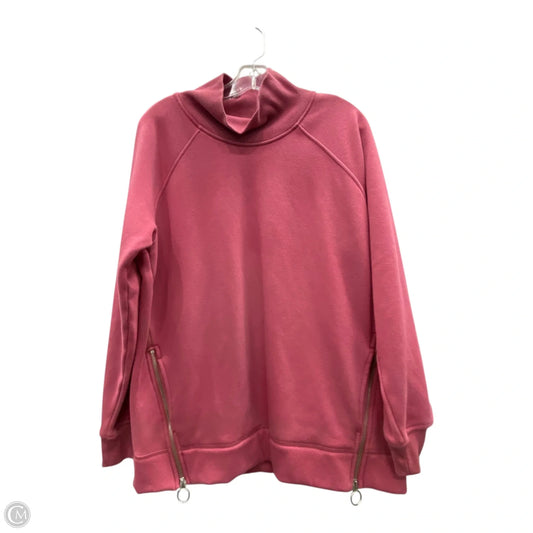Athletic Sweatshirt Collar By Athleta In Pink, Size: M