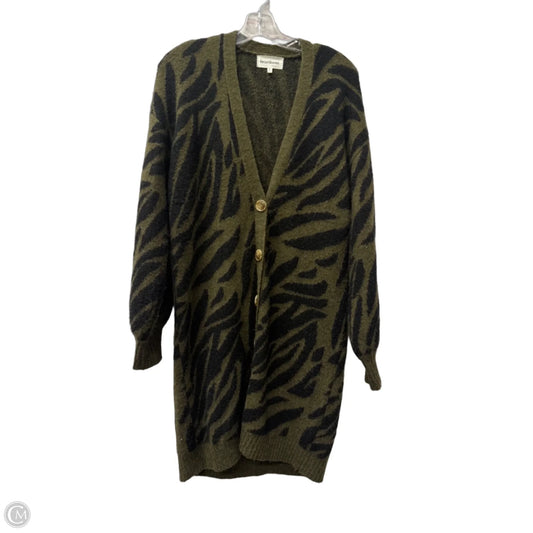 Sweater Cardigan By Heartloom In Green, Size: M