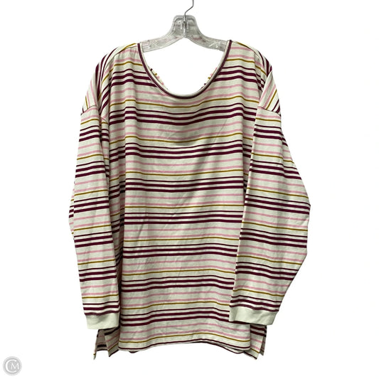 Top Long Sleeve By Maurices In Pink, Size: 3x
