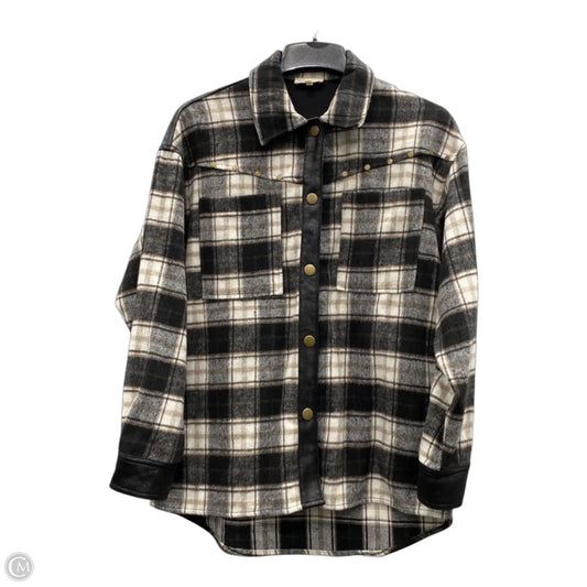 Jacket Shirt By Gilded Intent In Black, Size: S