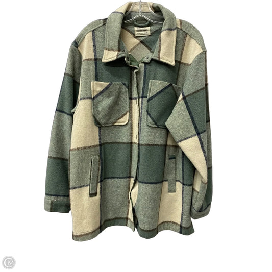 Jacket Shirt By Ashley In Green, Size: Xl