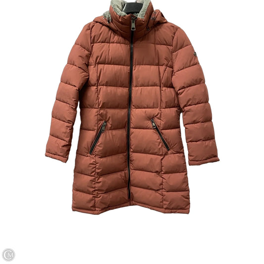Coat Puffer & Quilted By Andrew Marc In Mauve, Size: L
