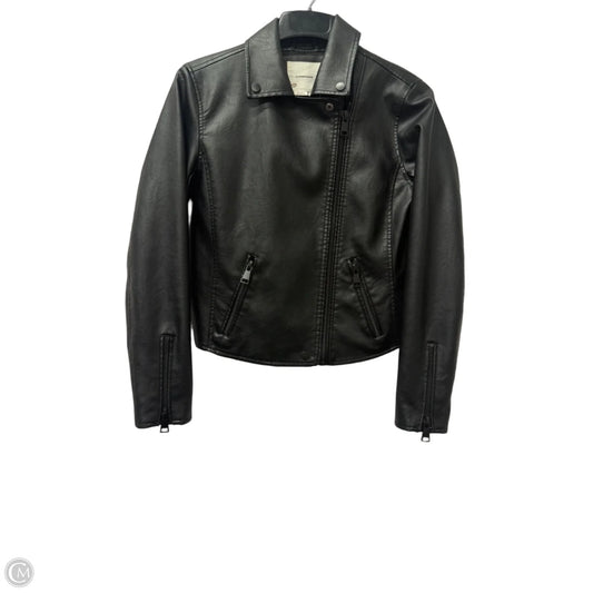 Jacket Moto By Anthropologie In Black, Size: S