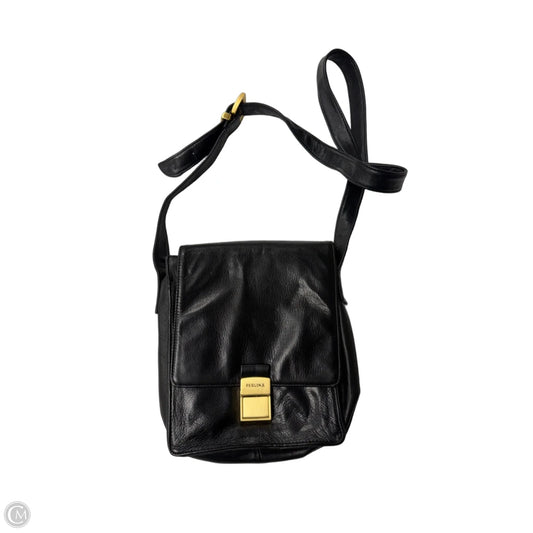 Crossbody Leather By Perlina, Size: Small