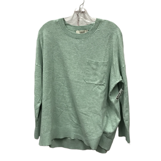 Green Sweater By Loft, Size: Xl