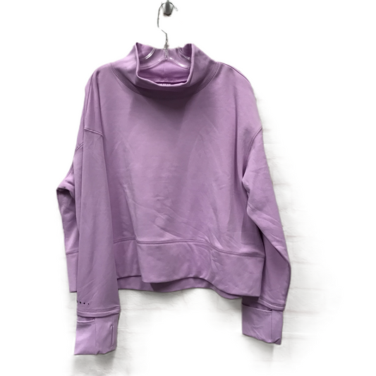 Purple Athletic Jacket By Tek Gear, Size: 2x