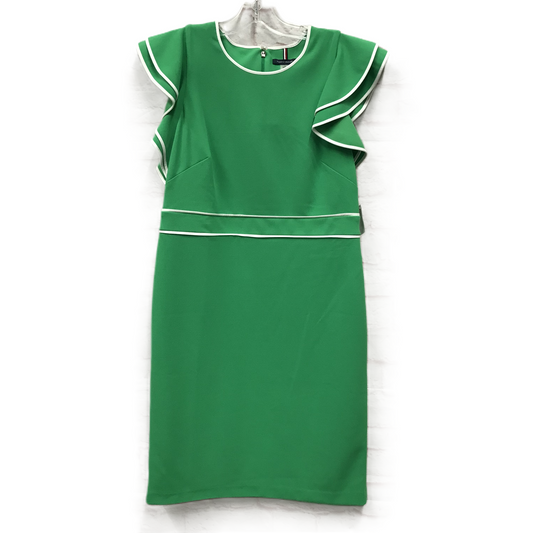 Dress Casual Midi By Tommy Hilfiger In Green, Size: 12