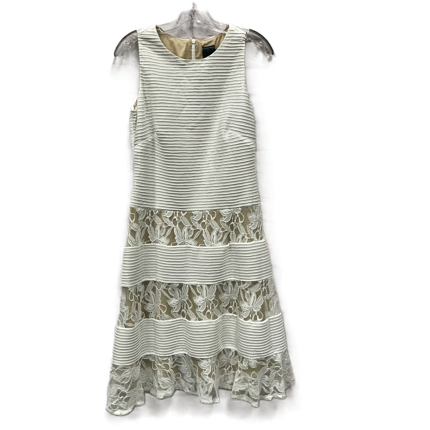 Dress Casual Midi By Gabby Skye In White, Size: 10