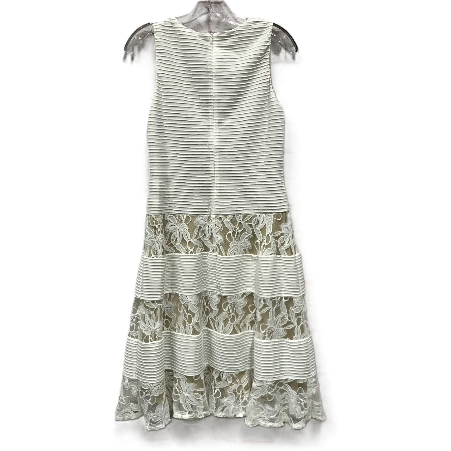 Dress Casual Midi By Gabby Skye In White, Size: 10