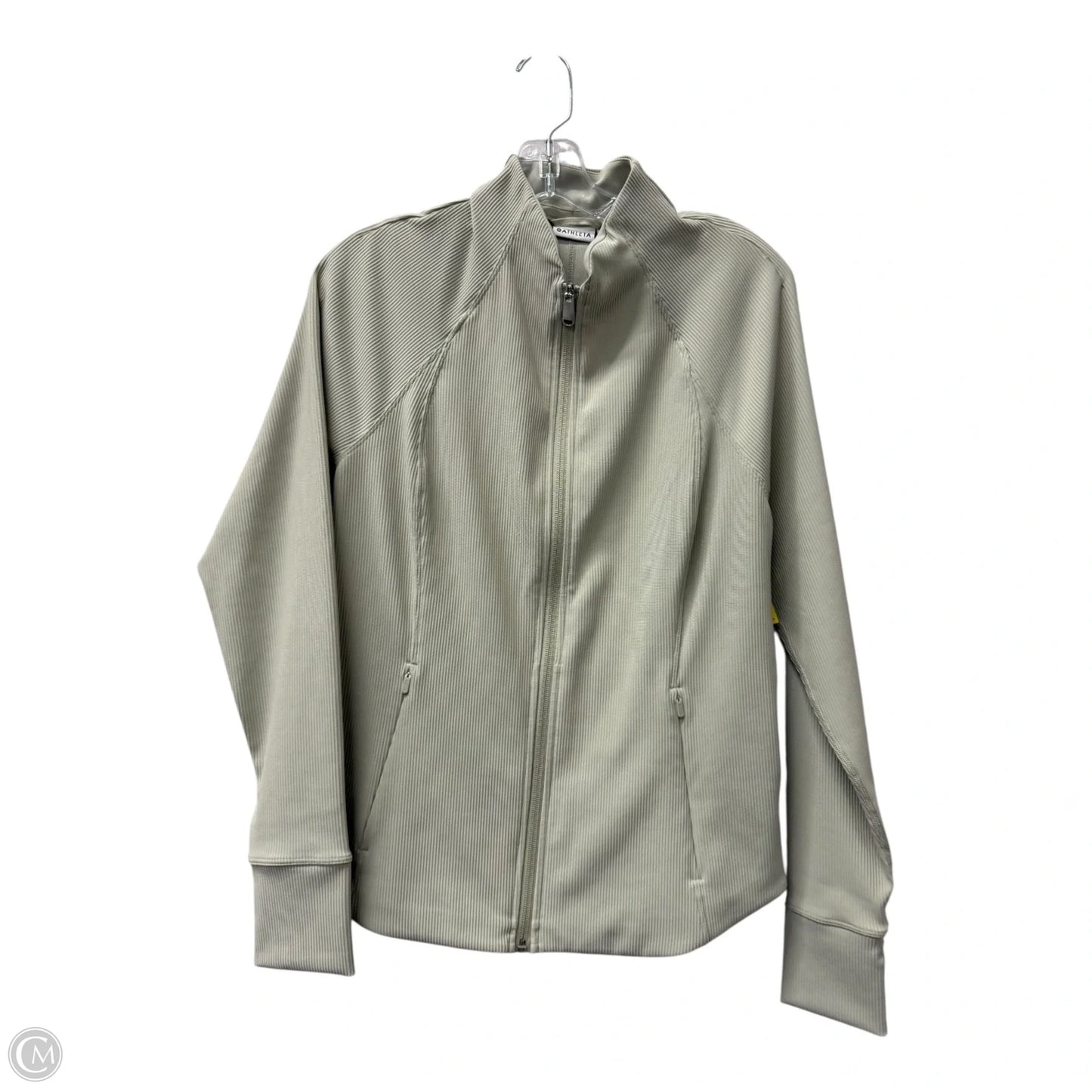 Athletic Jacket By Athleta In Grey, Size: L