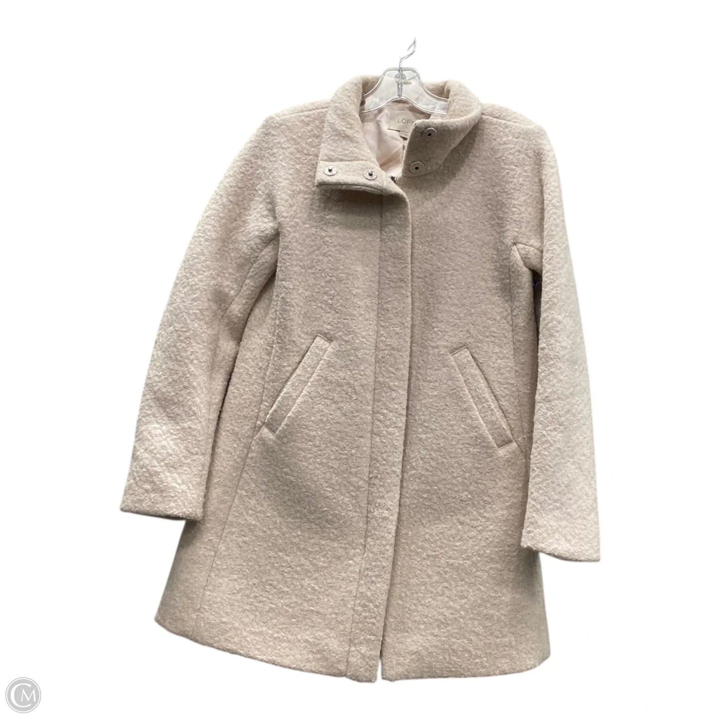Coat Other By Loft In Cream, Size: S