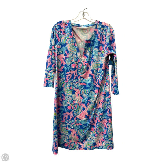 Dress Designer By Lilly Pulitzer In Blue, Size: L