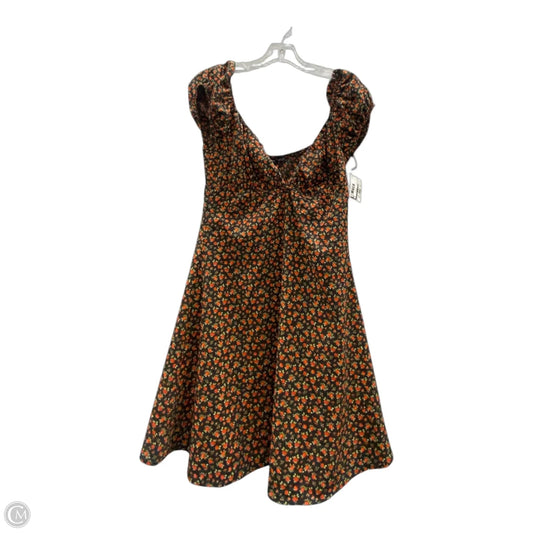 Dress Casual Short By Bershka In Black & Red, Size: M