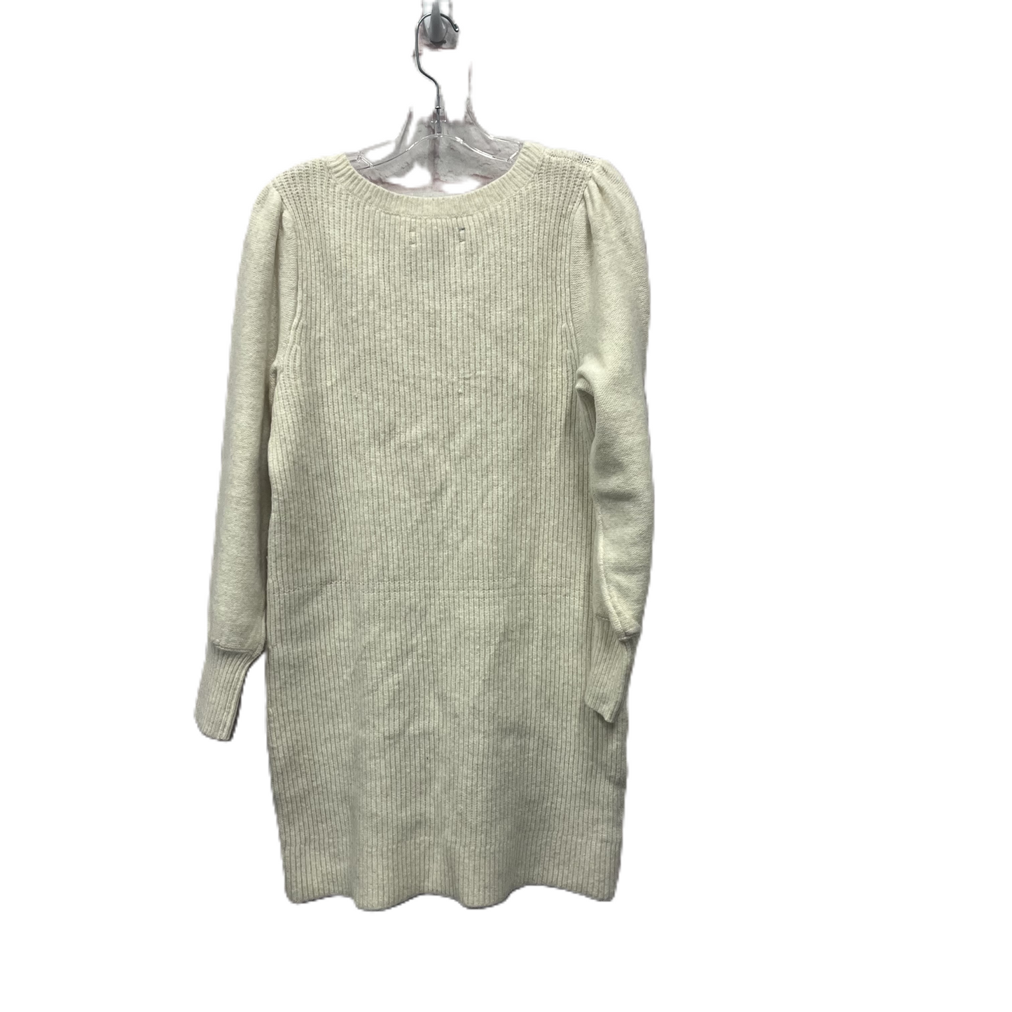 Dress Sweater By Loft In Ivory, Size: S