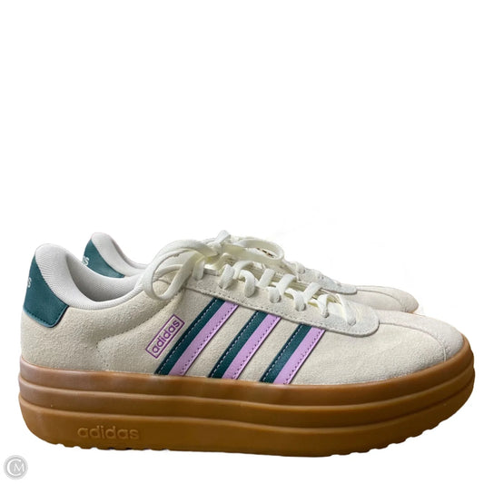 Shoes Athletic By Adidas In Ivory, Size: 9