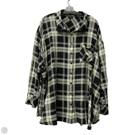 Top Long Sleeve By Torrid In Black, Size: 4x