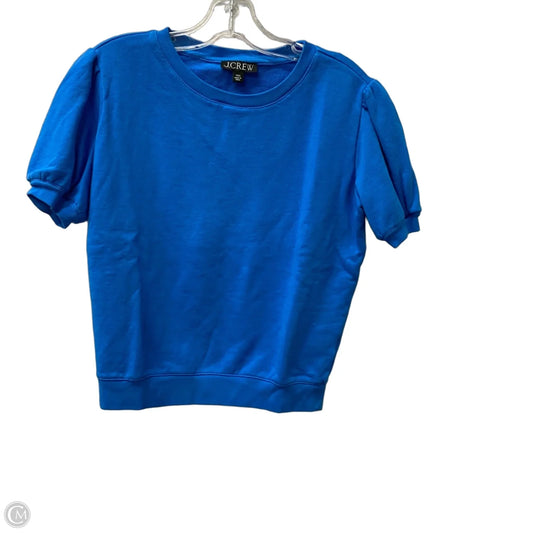 Top Short Sleeve By J. Crew In Blue, Size: Xxs
