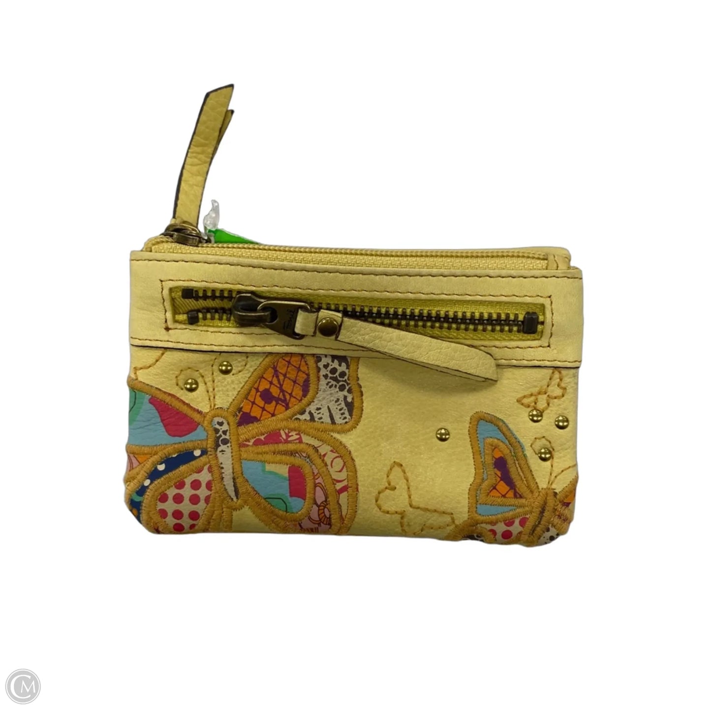 Wallet Leather By Fossil, Size: Small