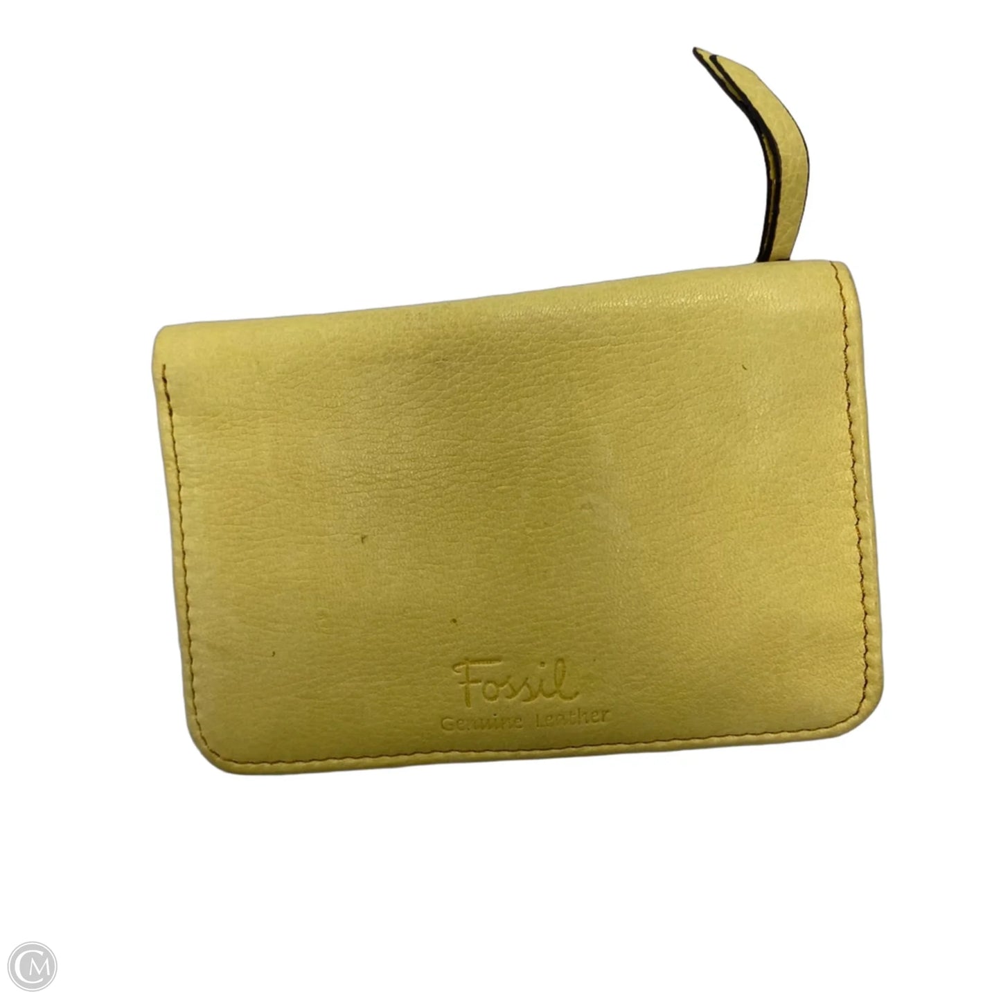 Wallet Leather By Fossil, Size: Small
