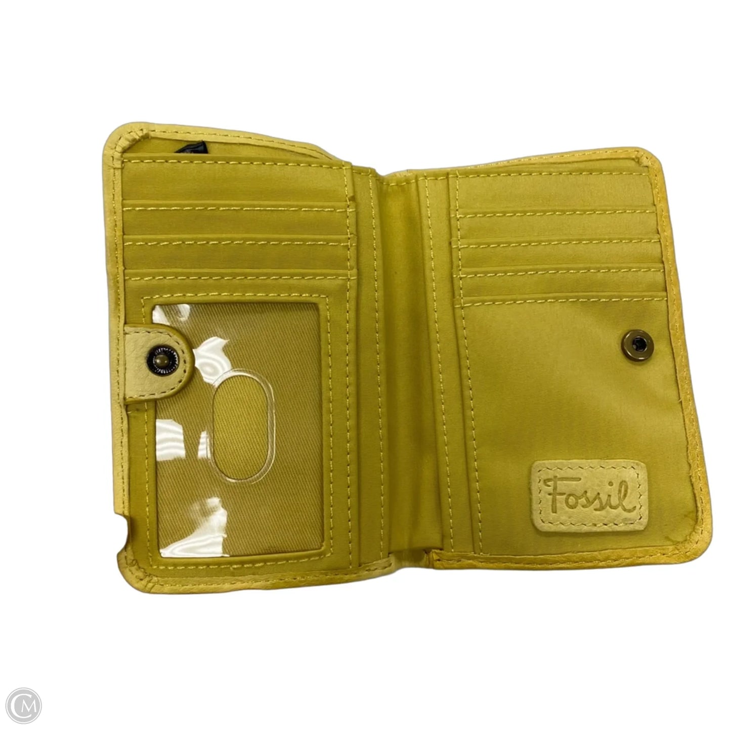 Wallet Leather By Fossil, Size: Small